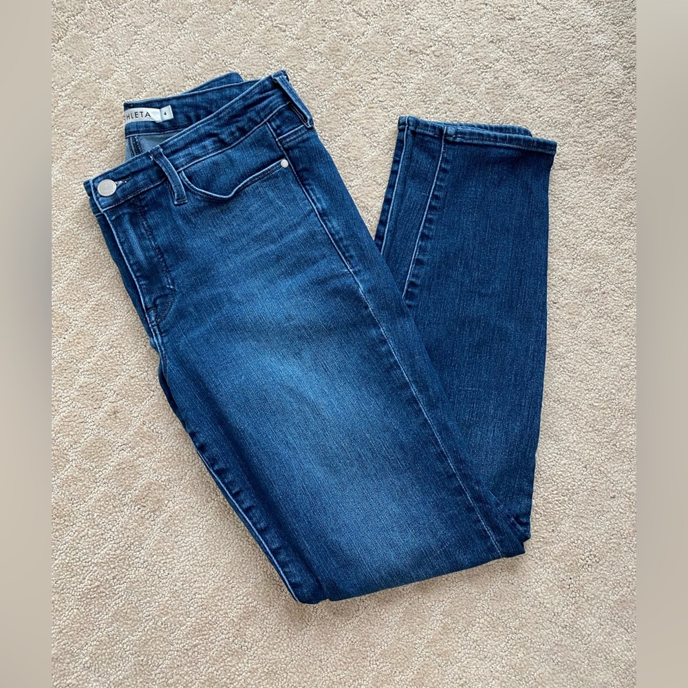 Athleta Sculptek Ultra Skinny Jean Pant in True Blue